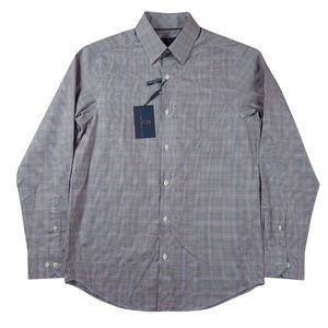 "Hart Schaffner Marx Gray Pink Button Up Mens S "